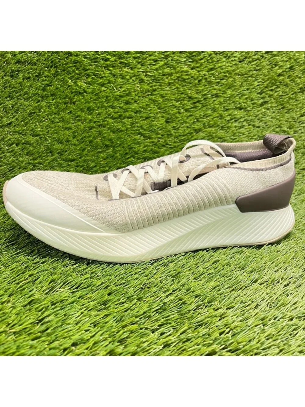 Allbirds Tree Glider Mens Size 12.5 Beige Brown Athletic Running Shoes Sneakers